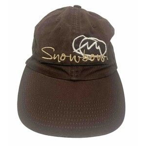 Snowbowl Brown LIDZ Adjustable Strap Back Baseball Dad Hat Cap